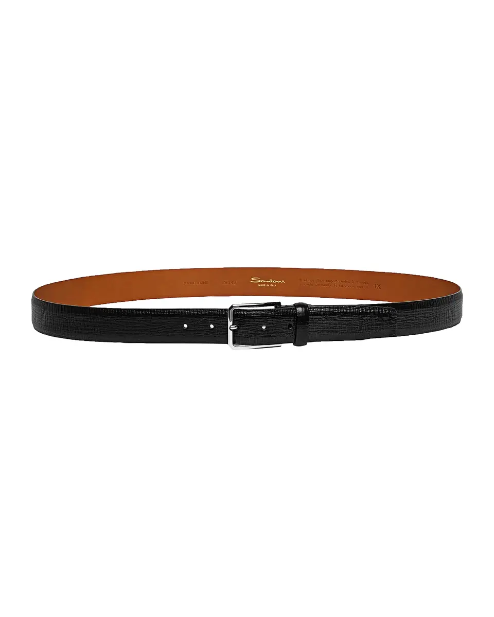 Santoni Adjustable Leather Belt | Thumbnail 2 Santoni Adjustable Leather Belt | Thumbnail 2