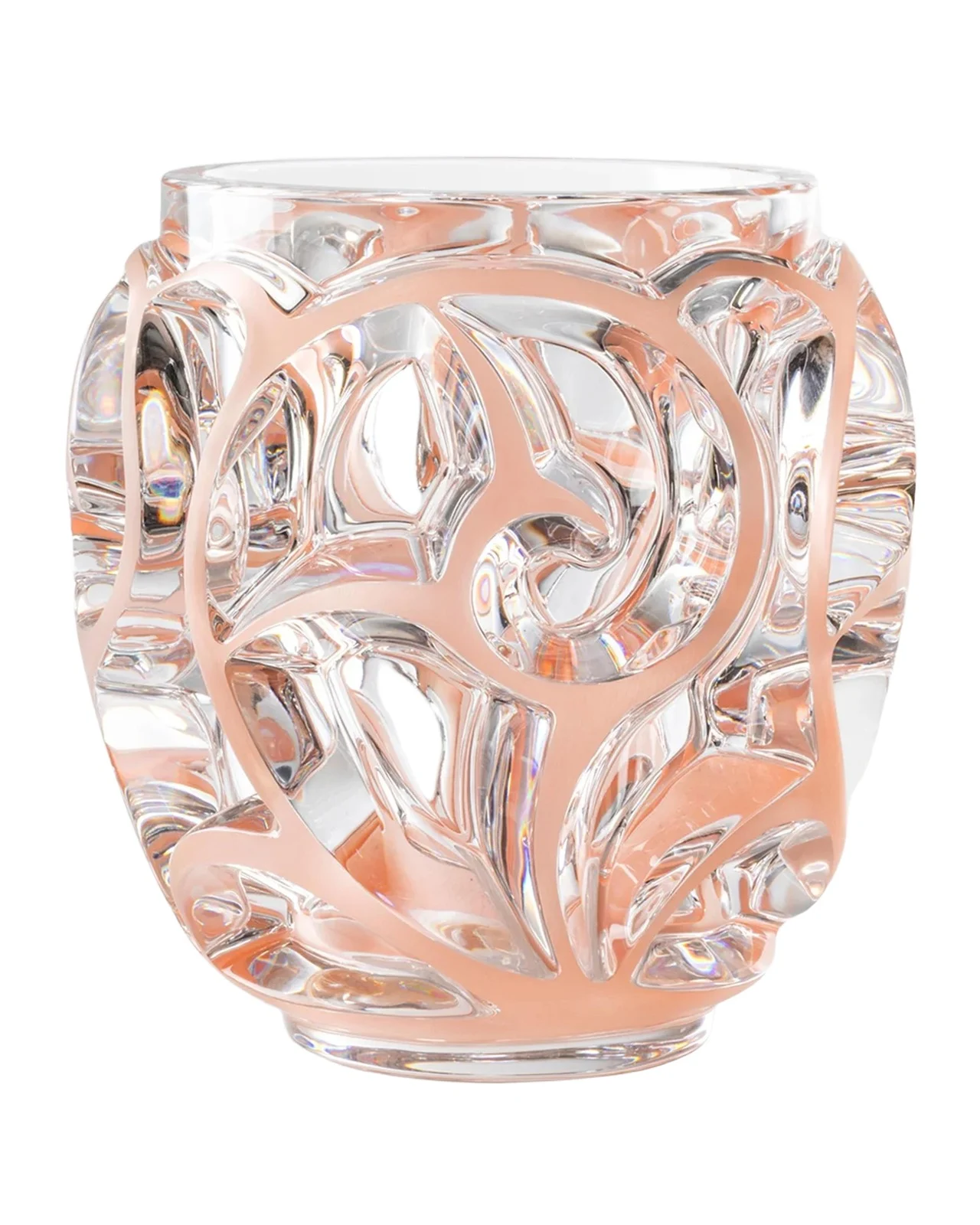 Lalique Tourbillon Crystal Vase
