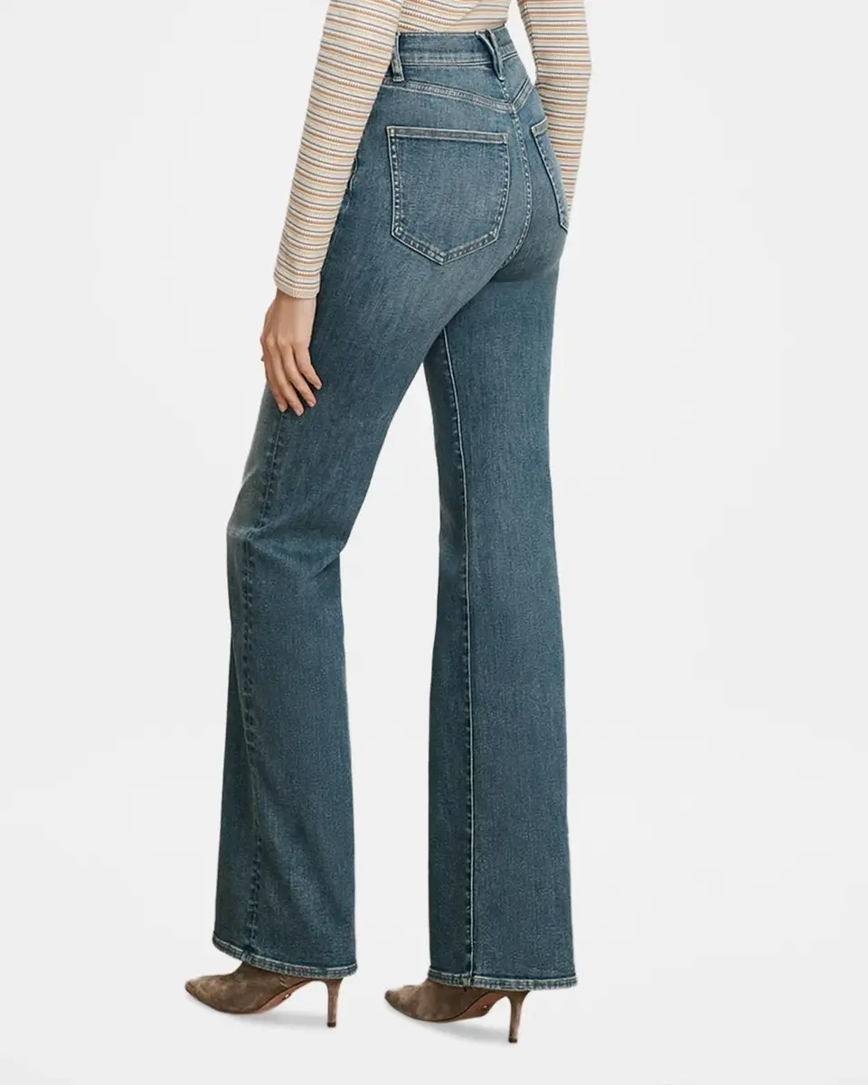 Veronica Beard Crosbie High-Rise Bootcut Jeans | Thumbnail 3 Veronica Beard Crosbie High-Rise Bootcut Jeans | Thumbnail 3