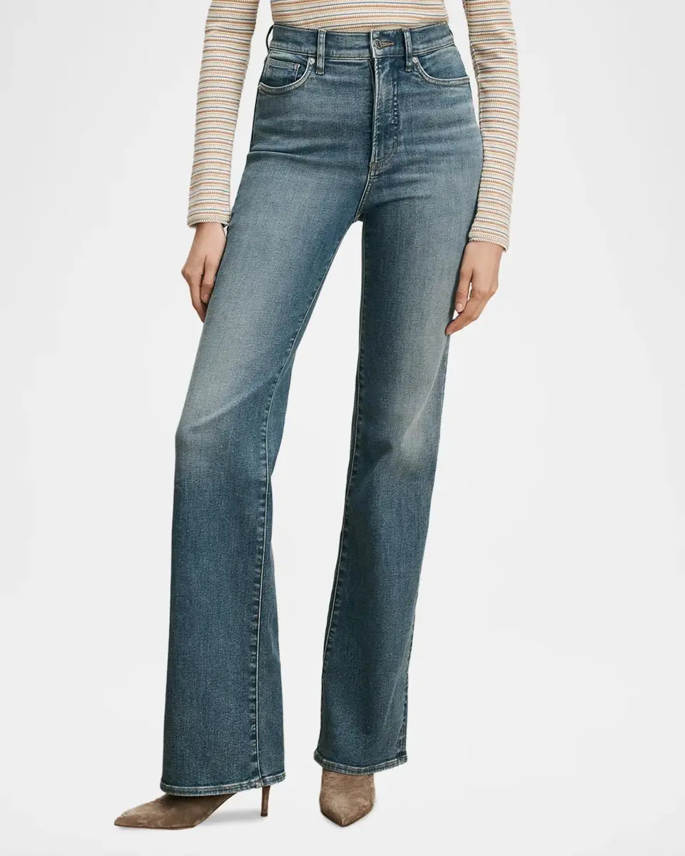 Veronica Beard Crosbie High-Rise Bootcut Jeans | Thumbnail 4 Veronica Beard Crosbie High-Rise Bootcut Jeans | Thumbnail 4