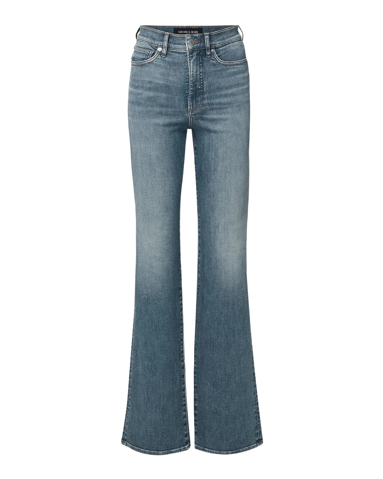 Veronica Beard Crosbie High-Rise Bootcut Jeans
