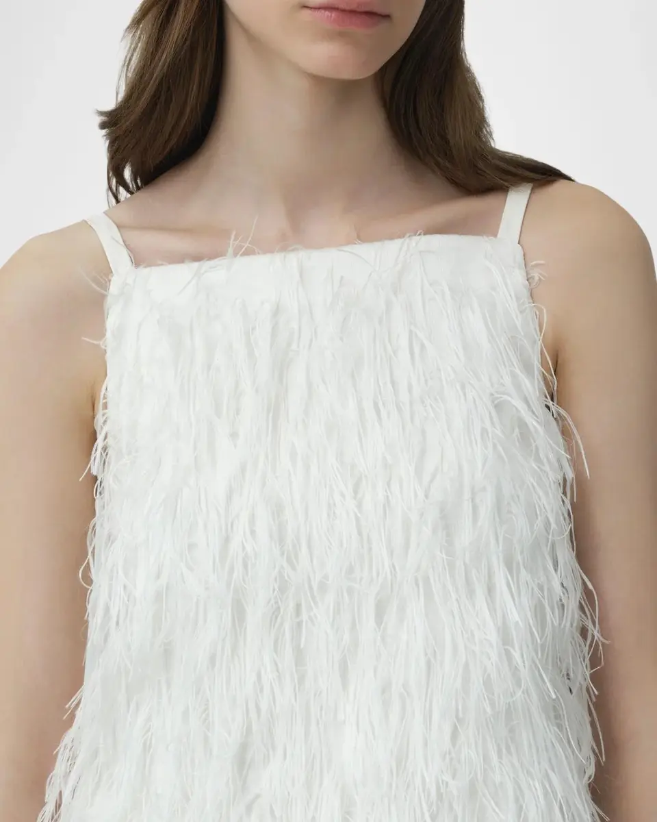 Simkhai Kalla Feather Mini Dress | Thumbnail 5 Simkhai Kalla Feather Mini Dress | Thumbnail 5