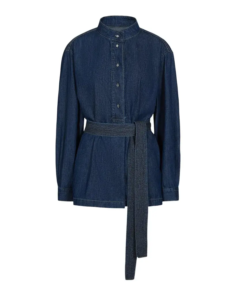 TWP Tamzin Denim Belted Jacket | Image 1 TWP Tamzin Denim Belted Jacket | Image 1
