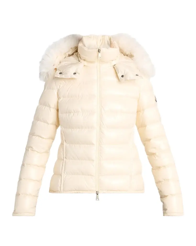 Moncler Badyeffe Hooded Short Down Jacket | Image 1 Moncler Badyeffe Hooded Short Down Jacket | Image 1