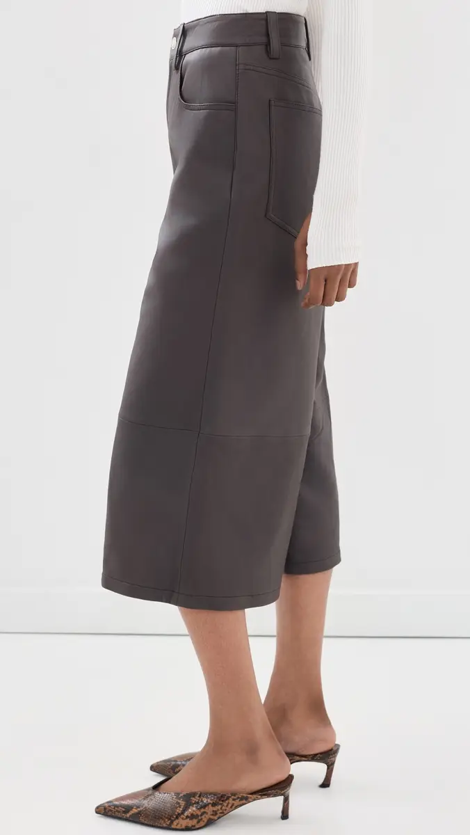 Staud Hunter Leather Culottes | Thumbnail 5