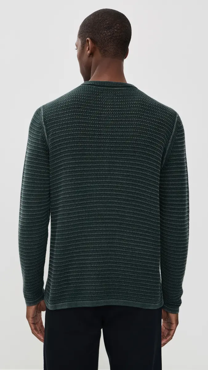 Billy Reid Garment-Dyed Links Henley | Thumbnail 4 Billy Reid Garment-Dyed Links Henley | Thumbnail 4
