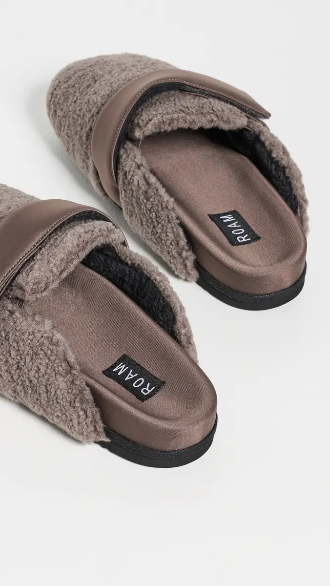 ROAM Fuzzy Loafer Mules | Thumbnail 4 ROAM Fuzzy Loafer Mules | Thumbnail 4