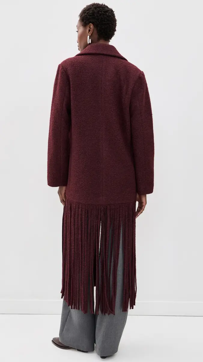 SIMONMILLER Vero Fringe Coat | Thumbnail 3 SIMONMILLER Vero Fringe Coat | Thumbnail 3