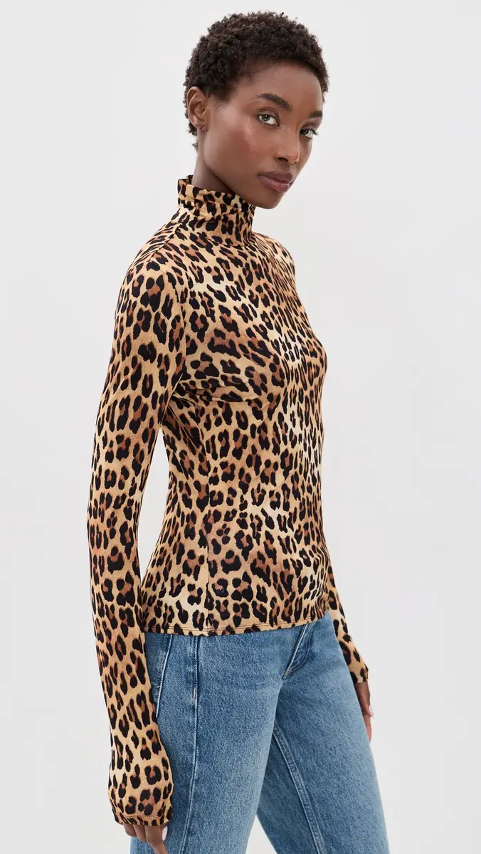Alice + Olivia Delaina Turtleneck Top | Thumbnail 4 Alice + Olivia Delaina Turtleneck Top | Thumbnail 4