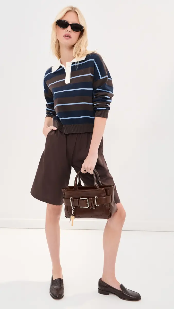 LE BOP Zadie Cropped Polo | Thumbnail 5 LE BOP Zadie Cropped Polo | Thumbnail 5