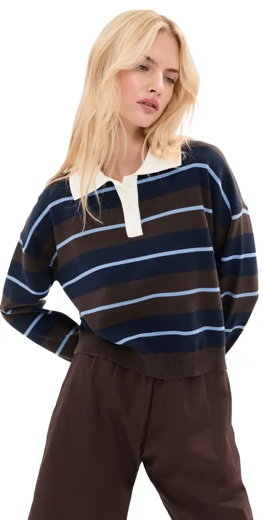 LE BOP Zadie Cropped Polo