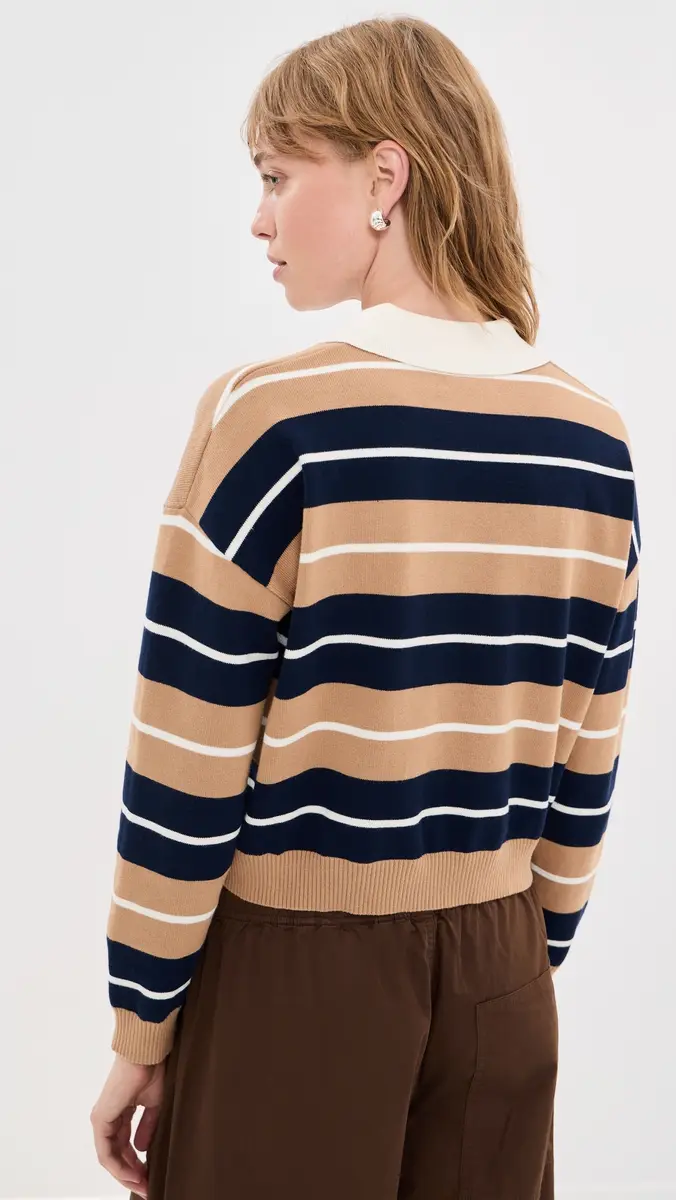 LE BOP Zadie Cropped Polo | Thumbnail 3 LE BOP Zadie Cropped Polo | Thumbnail 3