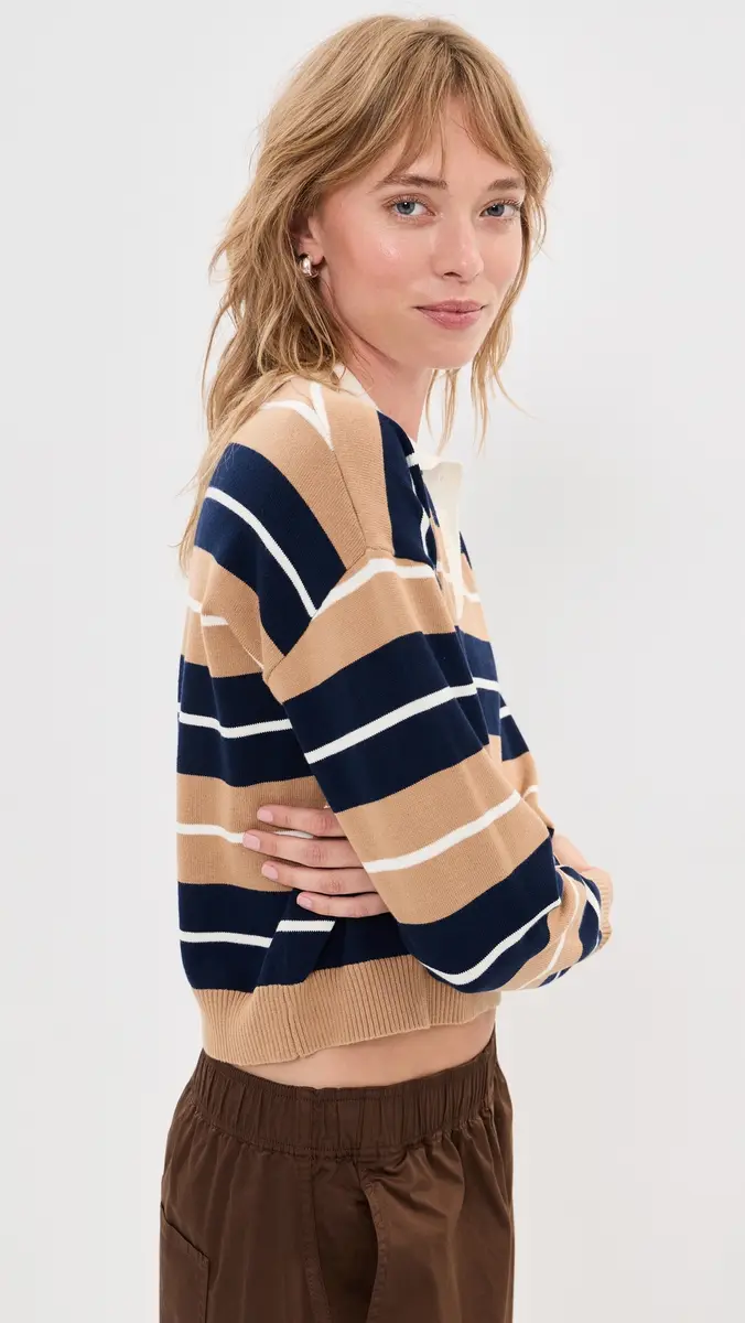 LE BOP Zadie Cropped Polo | Thumbnail 4 LE BOP Zadie Cropped Polo | Thumbnail 4