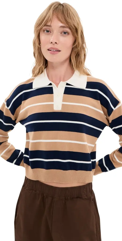LE BOP Zadie Cropped Polo
