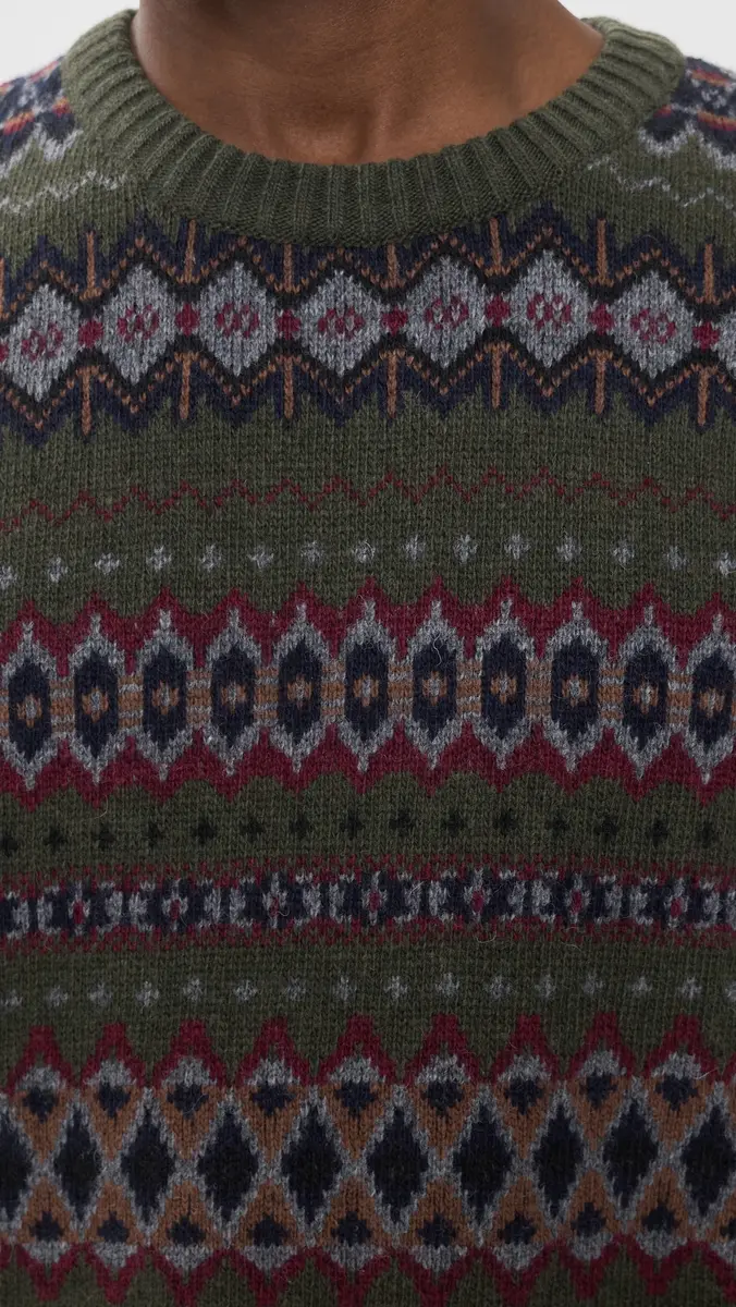 Barbour Case Fair Isle Wool Sweater | Thumbnail 6 Barbour Case Fair Isle Wool Sweater | Thumbnail 6