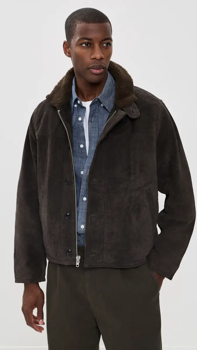 Citizens of Humanity Deck Suede Jacket In Brown Brown | Thumbnail 2 Citizens of Humanity Deck Suede Jacket In Brown Brown | Thumbnail 2