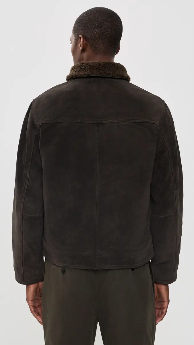 Citizens of Humanity Deck Suede Jacket In Brown Brown | Thumbnail 3 Citizens of Humanity Deck Suede Jacket In Brown Brown | Thumbnail 3