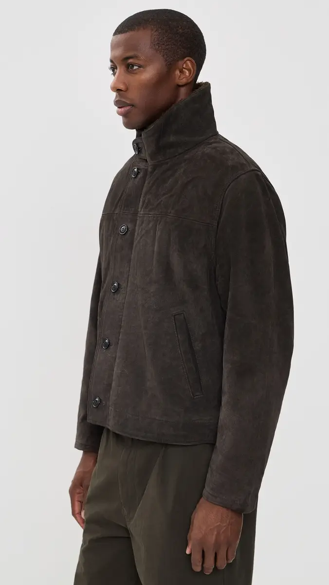 Citizens of Humanity Deck Suede Jacket In Brown Brown | Thumbnail 4 Citizens of Humanity Deck Suede Jacket In Brown Brown | Thumbnail 4