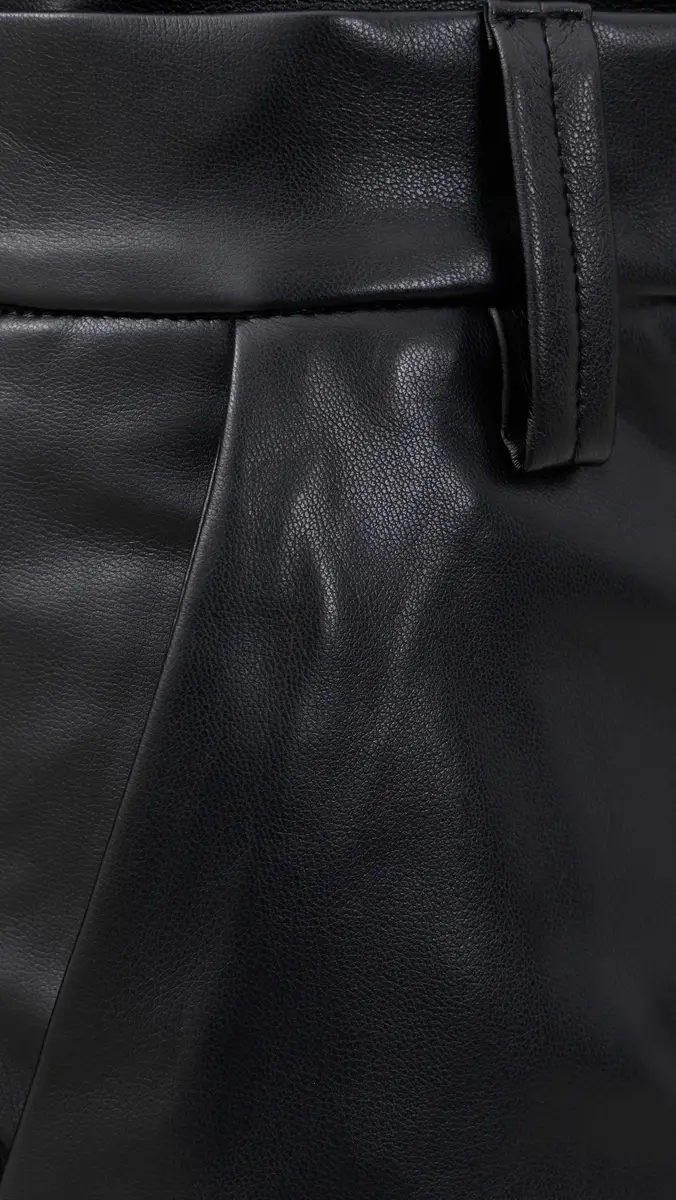 Joe's Jeans The Faux Leather Mini Trouser Shorts | Thumbnail 6