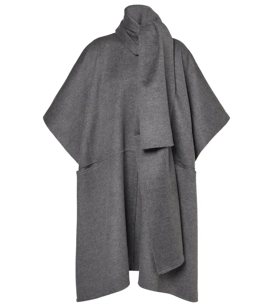 TOTEME Doublé scarf wool coat