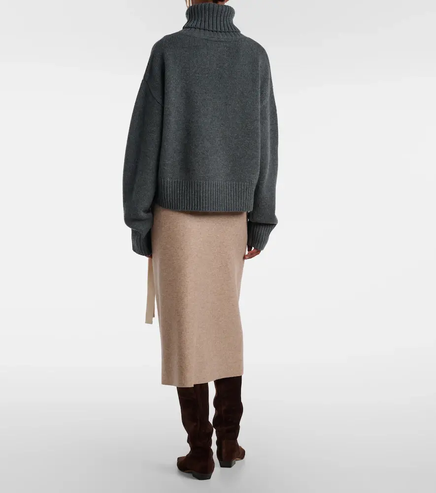 Extreme Cashmere N°434 Crop Xtra turtleneck sweater | Thumbnail 2
