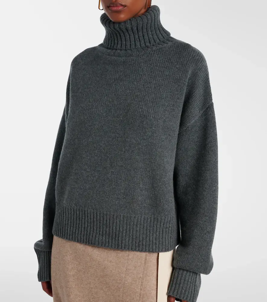 Extreme Cashmere N°434 Crop Xtra turtleneck sweater | Thumbnail 3