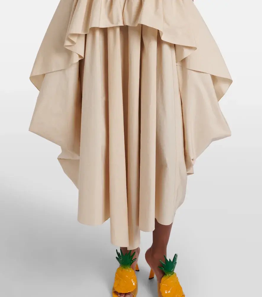 Loewe Paula's Ibiza cotton poplin midi dress | Thumbnail 3 Loewe Paula's Ibiza cotton poplin midi dress | Thumbnail 3