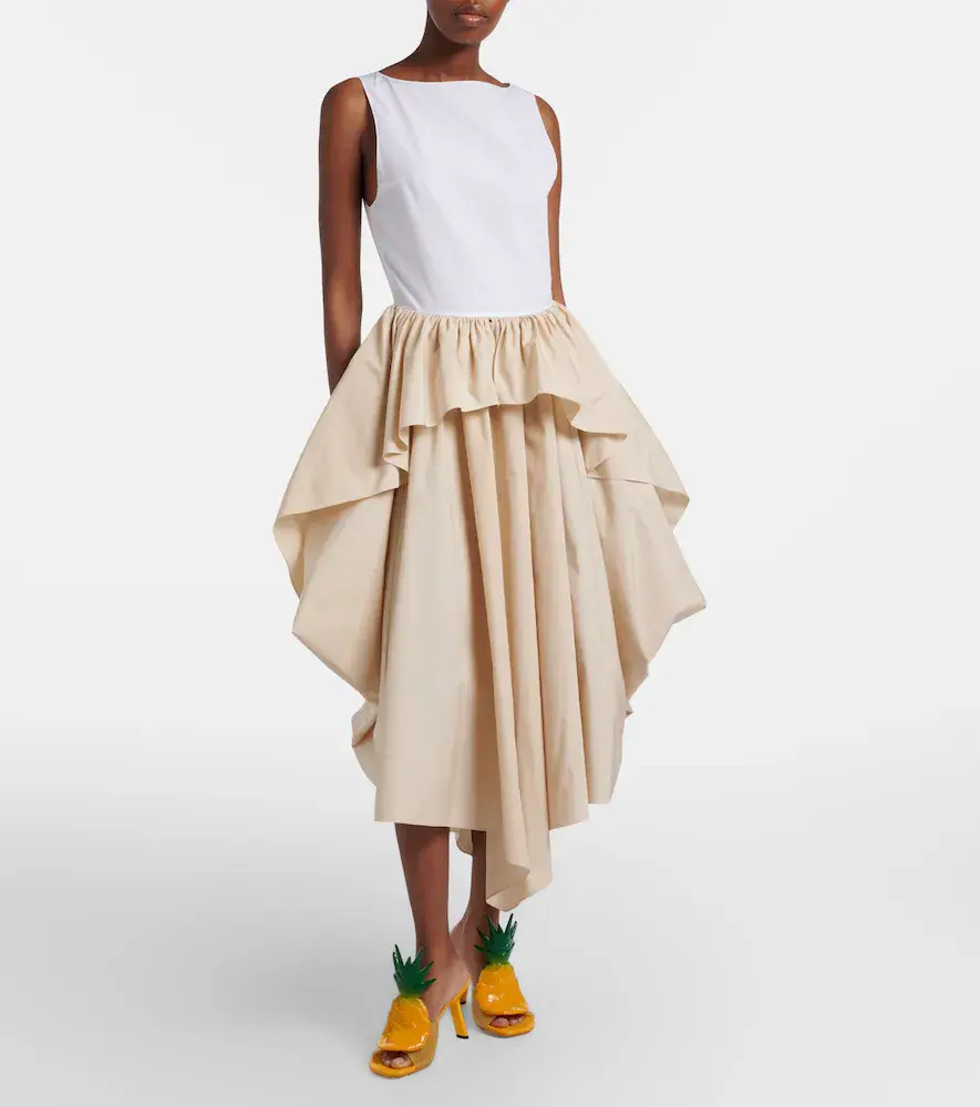 Loewe Paula's Ibiza cotton poplin midi dress | Thumbnail 4 Loewe Paula's Ibiza cotton poplin midi dress | Thumbnail 4