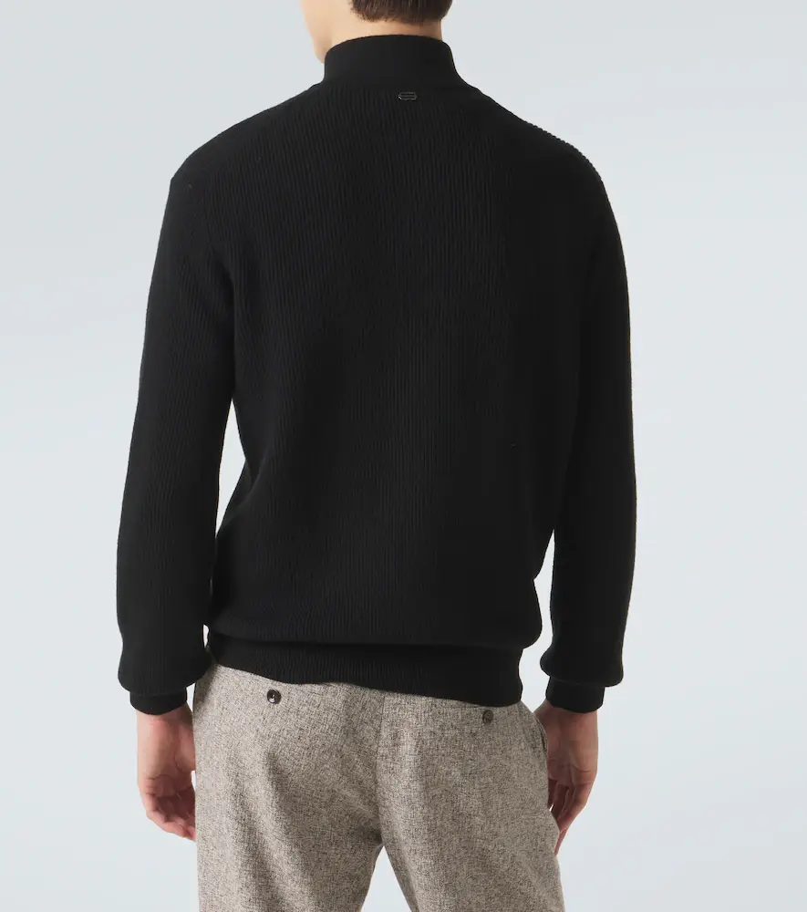 AGNONA Cashmere half-zip sweater | Thumbnail 5
