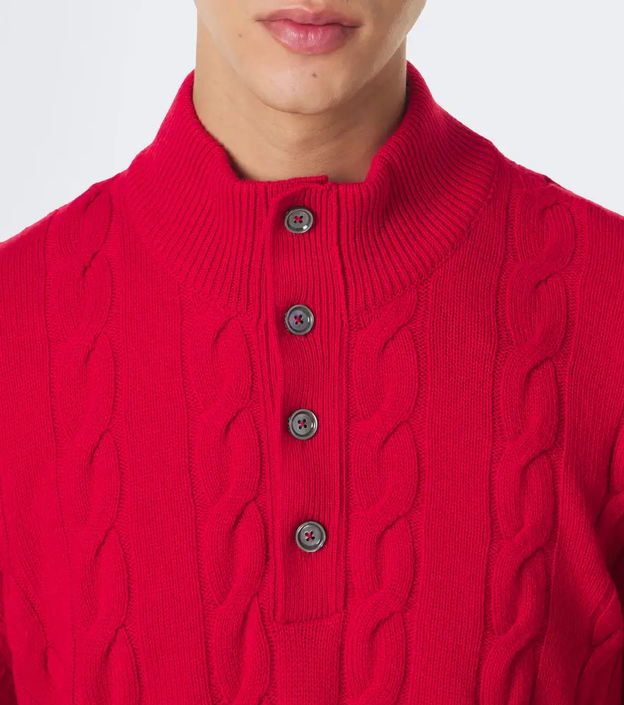 Kiton Cable-knit cashmere sweater | Thumbnail 4 Kiton Cable-knit cashmere sweater | Thumbnail 4
