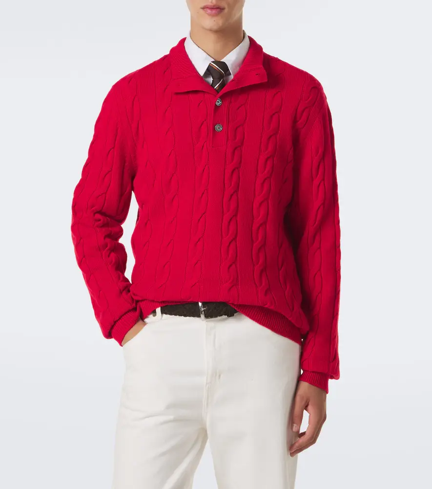 Kiton Cable-knit cashmere sweater | Thumbnail 6 Kiton Cable-knit cashmere sweater | Thumbnail 6