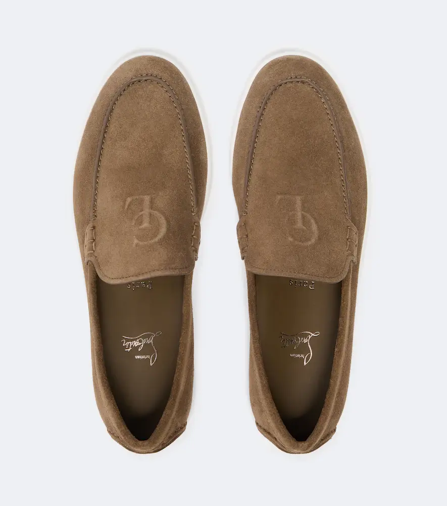 Christian Louboutin NeoCL Boat suede slip-on shoes | Thumbnail 3 Christian Louboutin NeoCL Boat suede slip-on shoes | Thumbnail 3