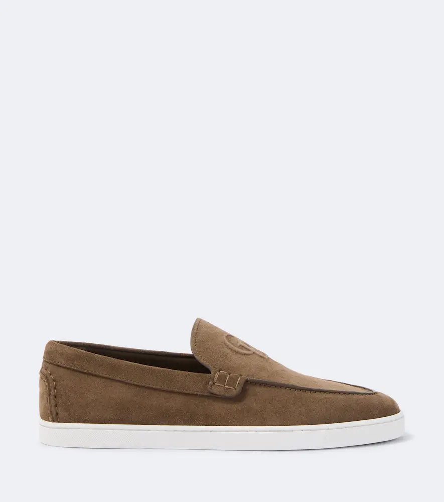 Christian Louboutin NeoCL Boat suede slip-on shoes | Thumbnail 5 Christian Louboutin NeoCL Boat suede slip-on shoes | Thumbnail 5