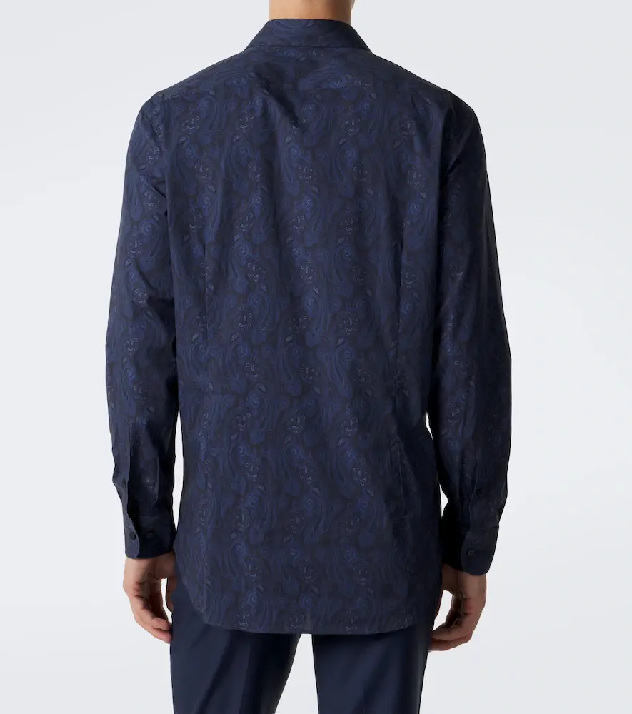 Etro Paisley cotton-blend poplin shirt | Thumbnail 2