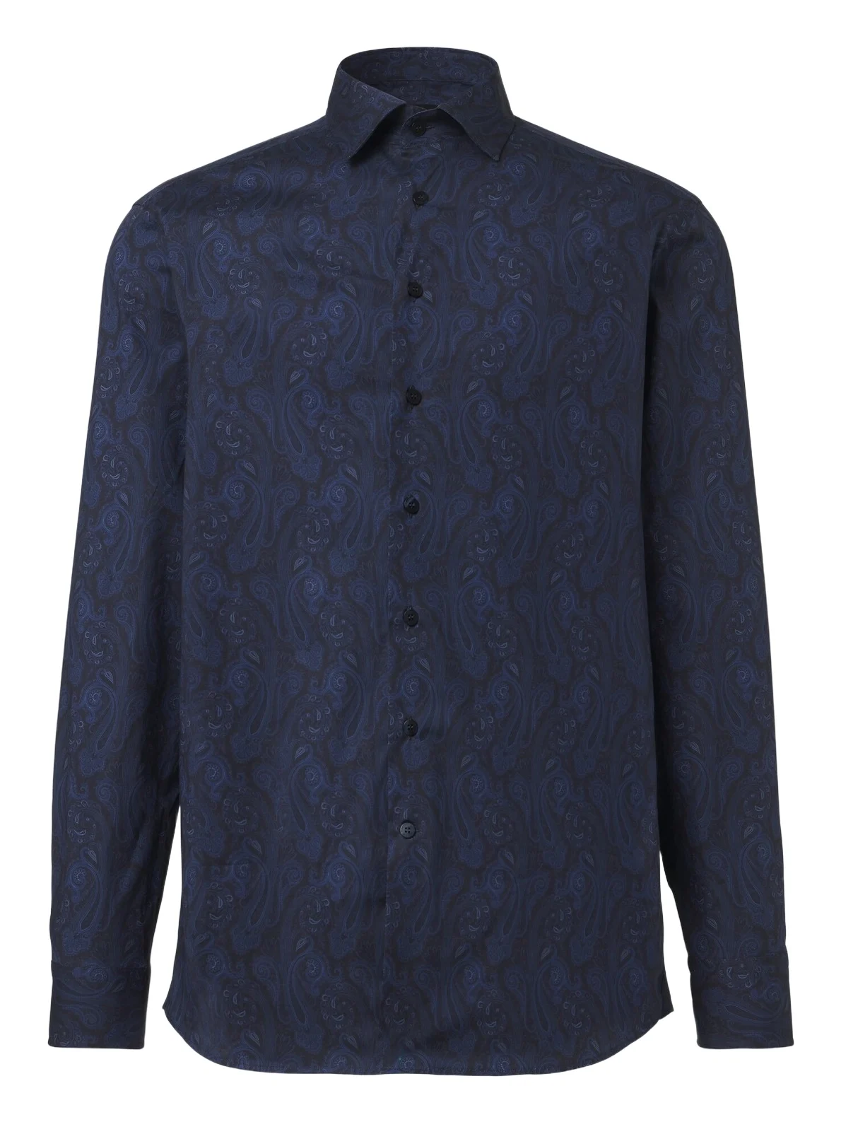 Paisley cotton-blend poplin shirt Paisley cotton-blend poplin shirt