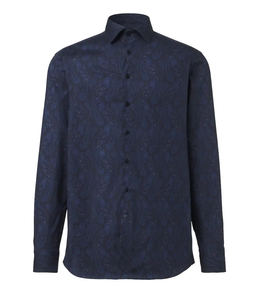 Etro Paisley cotton-blend poplin shirt