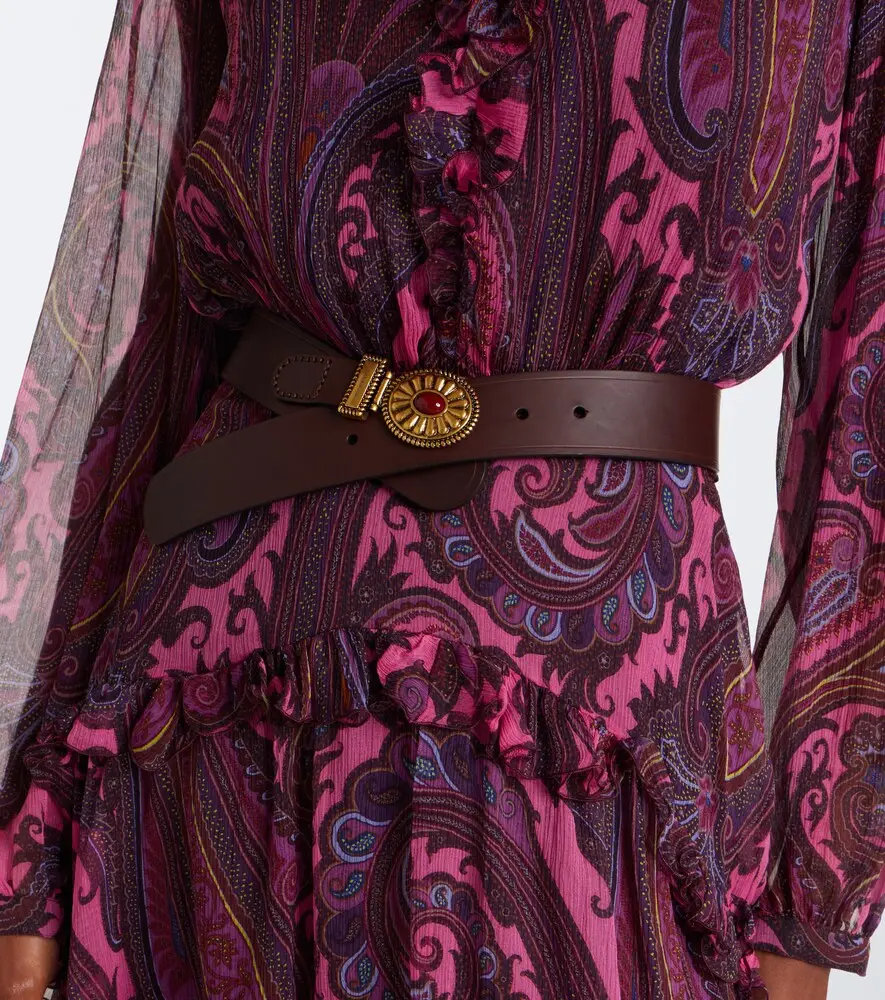 Etro Crystal-embellished leather belt | Thumbnail 3 Etro Crystal-embellished leather belt | Thumbnail 3