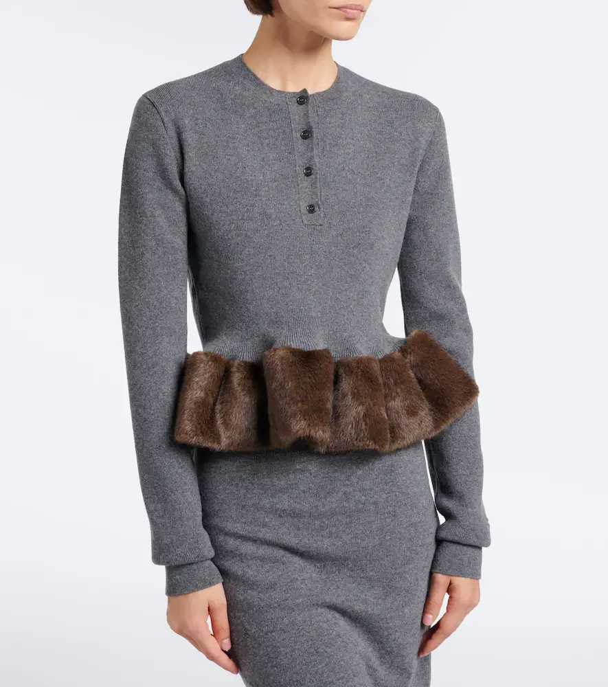 Stella McCartney Peplum wool-blend sweater | Thumbnail 5 Stella McCartney Peplum wool-blend sweater | Thumbnail 5