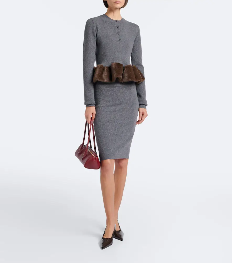 Stella McCartney Knitted wool pencil skirt | Thumbnail 4 Stella McCartney Knitted wool pencil skirt | Thumbnail 4