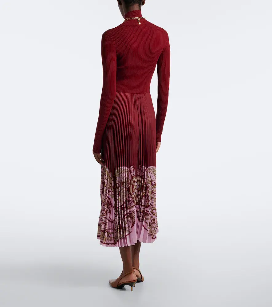 La DoubleJ Moondance pleated turtleneck midi dress | Thumbnail 4 La DoubleJ Moondance pleated turtleneck midi dress | Thumbnail 4
