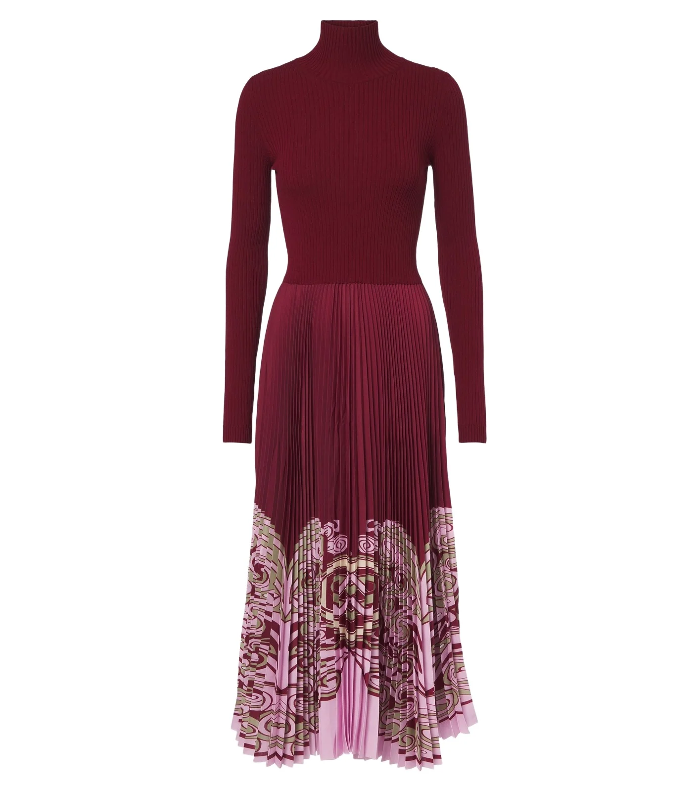 Moondance pleated turtleneck midi dress Moondance pleated turtleneck midi dress