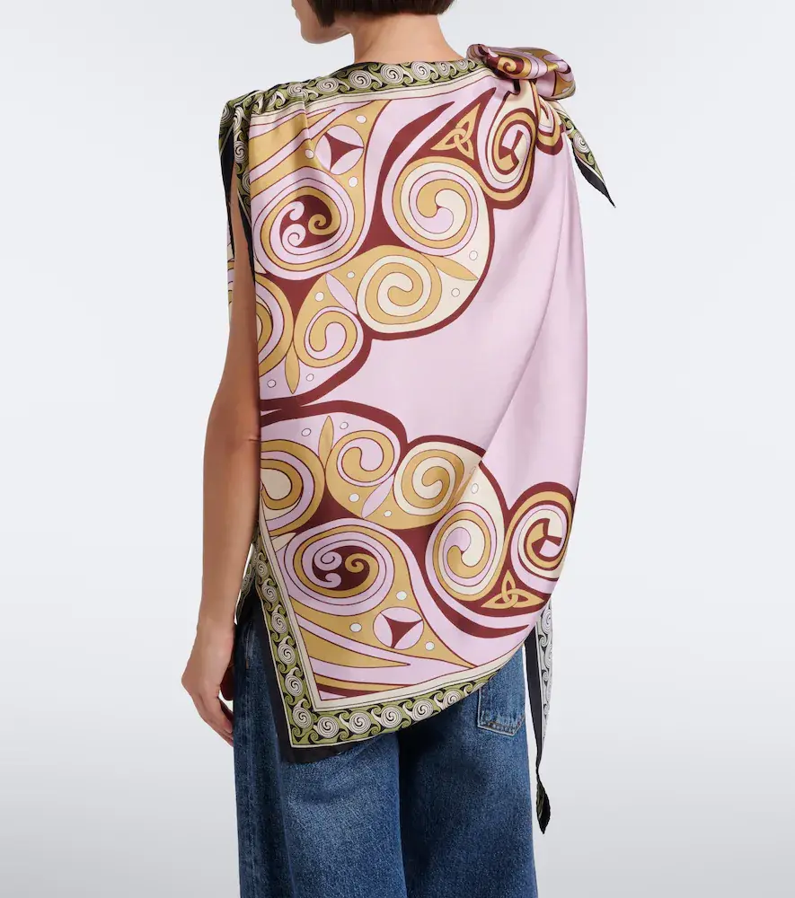 La DoubleJ Kells printed silk twill top | Thumbnail 4 La DoubleJ Kells printed silk twill top | Thumbnail 4