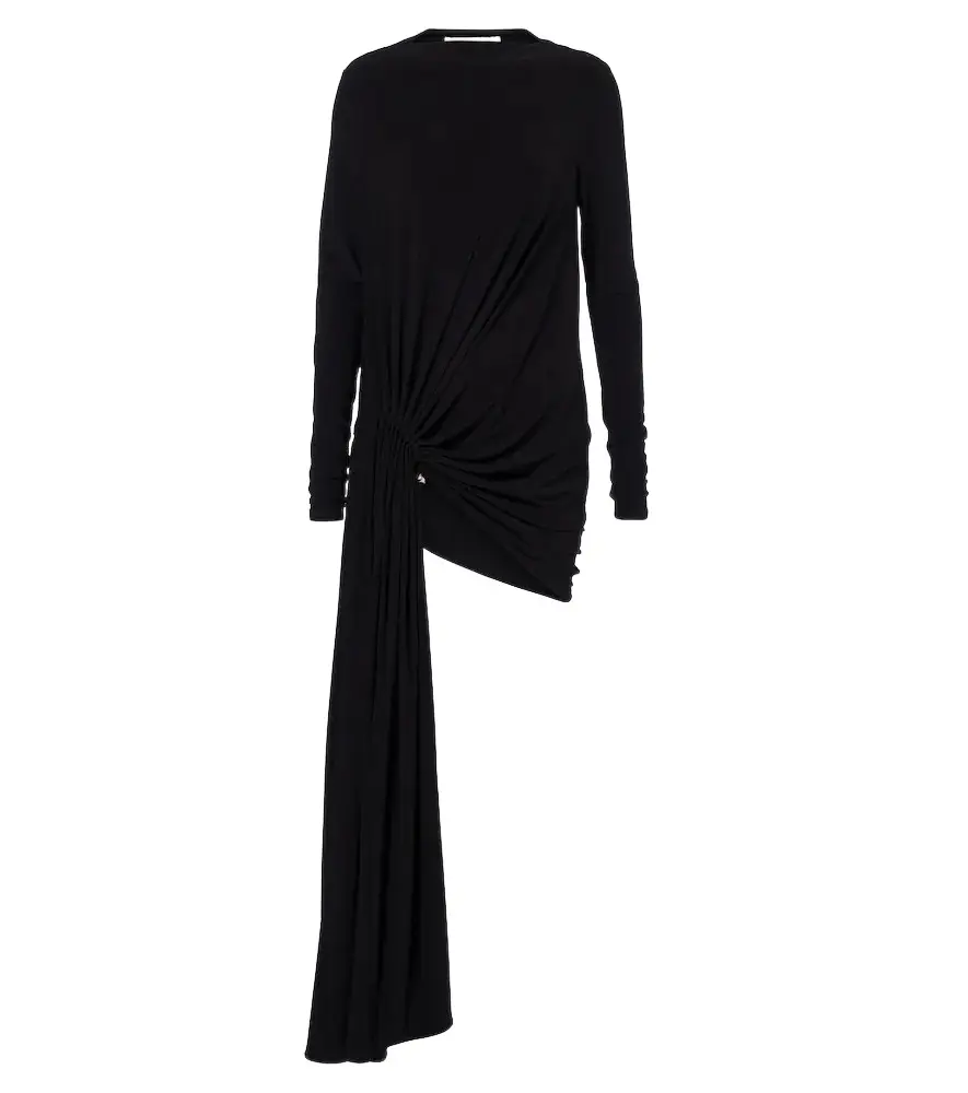 Sportmax Asymmetric gathered jersey minidress | Image 1 Sportmax Asymmetric gathered jersey minidress | Image 1
