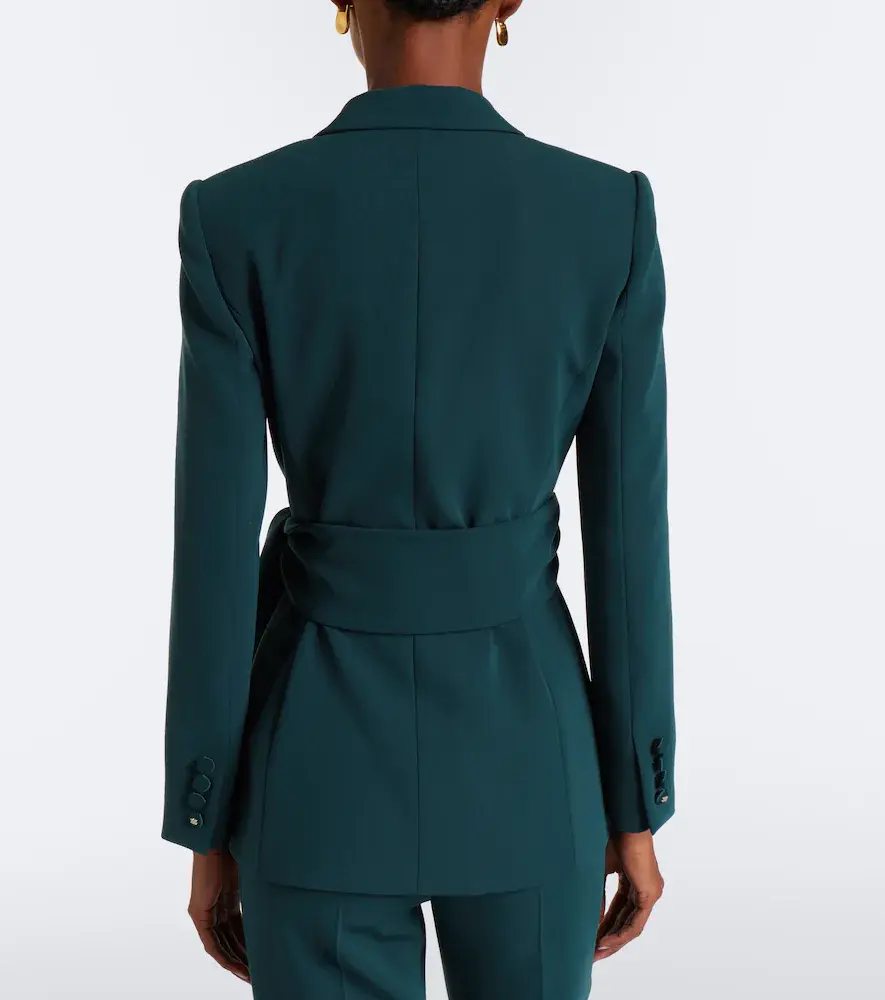 Max Mara Elegante cady wrap blazer | Thumbnail 3 Max Mara Elegante cady wrap blazer | Thumbnail 3