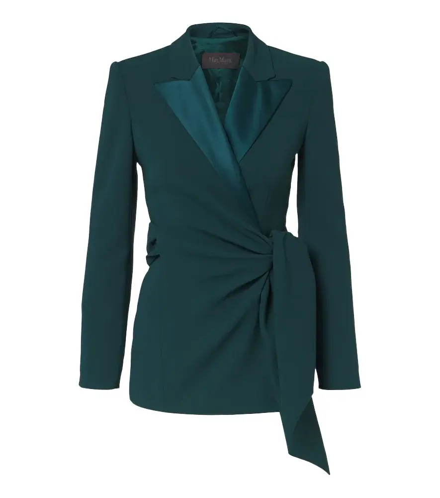 Max Mara Elegante cady wrap blazer | Image 1 Max Mara Elegante cady wrap blazer | Image 1