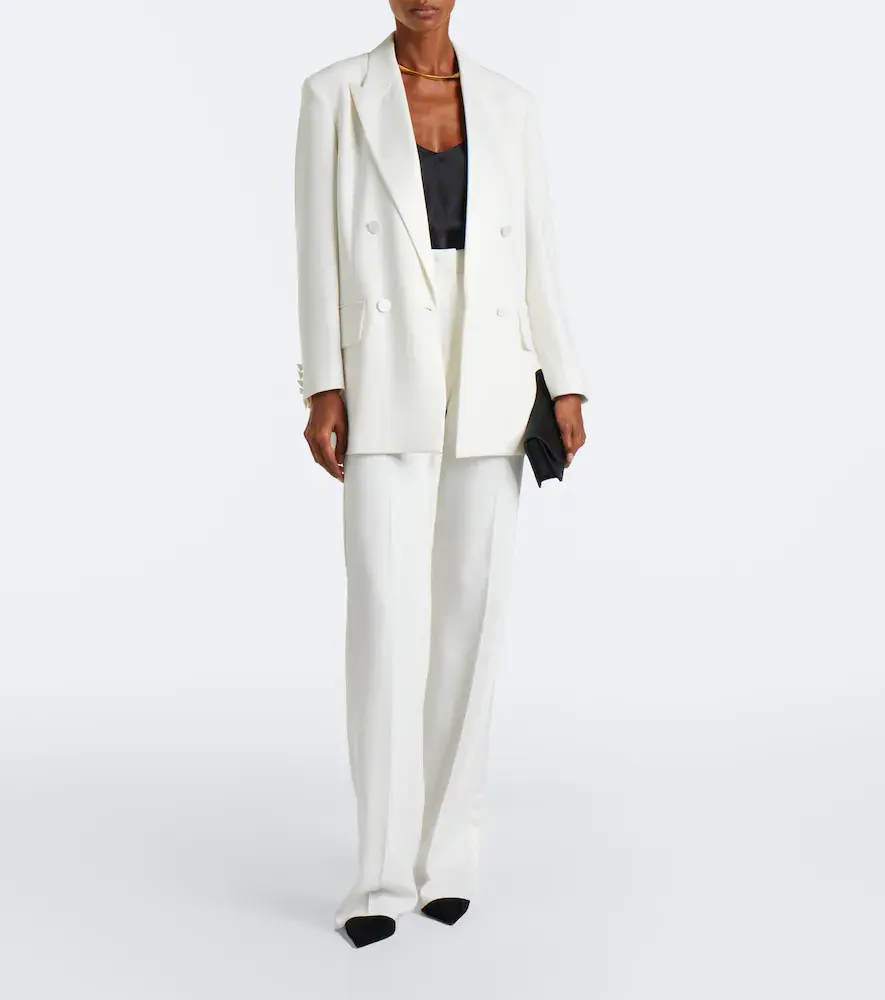 Max Mara Elegante double-breasted tuxedo jacket | Thumbnail 6 Max Mara Elegante double-breasted tuxedo jacket | Thumbnail 6