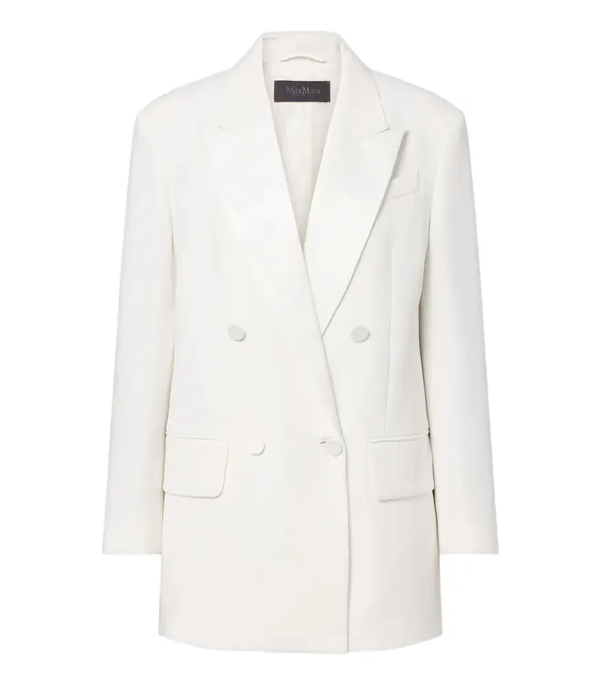 Max Mara Elegante double-breasted tuxedo jacket | Image 1 Max Mara Elegante double-breasted tuxedo jacket | Image 1