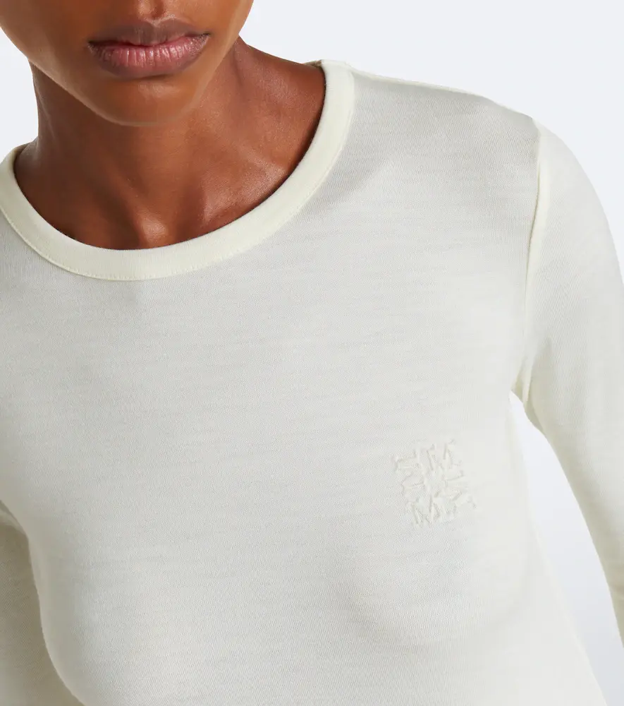 Max Mara Virgin wool jersey top | Thumbnail 4