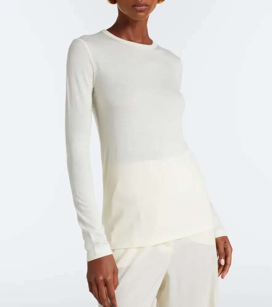 Max Mara Virgin wool jersey top | Thumbnail 6