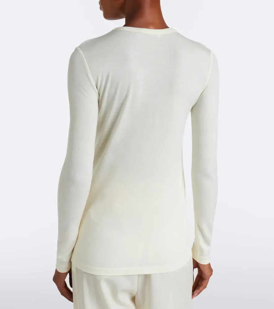 Max Mara Virgin wool jersey top | Thumbnail 7